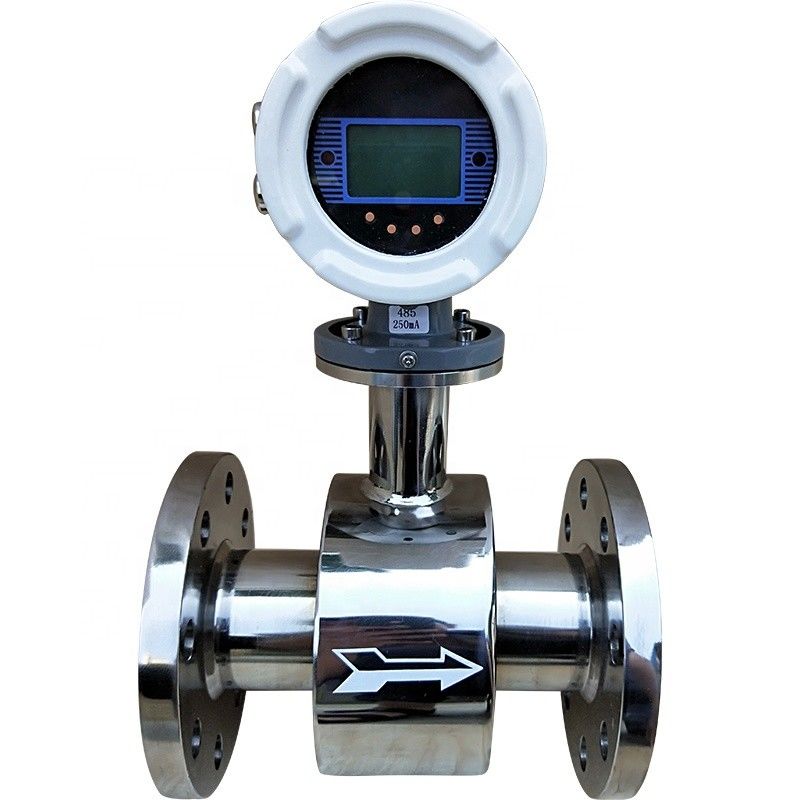下水水SST 1Cr18Ni9TiフランジのためのOEM ODM 15m/sデジタルの流れメートル