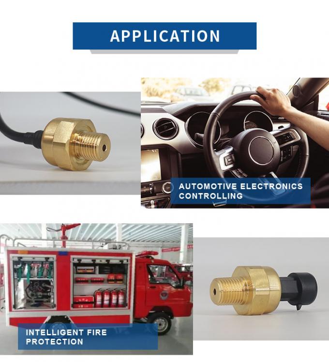 安価空気ガス水のための真鍮の陶磁器の容量性0.5-4.5V圧力センサーの送信機